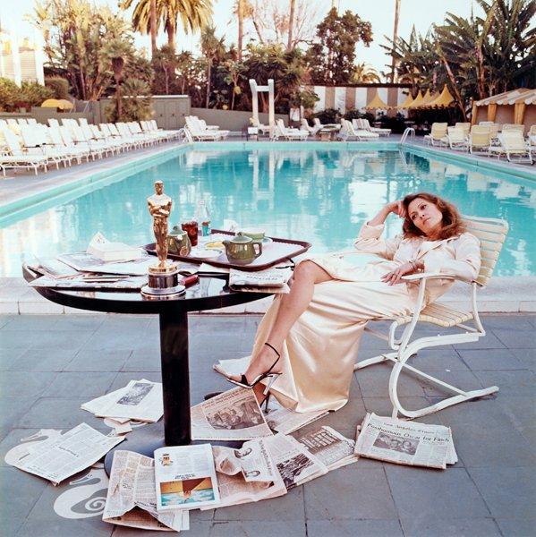 Terry O'Neill, Faye Dunaway, Hollywood, 1977.