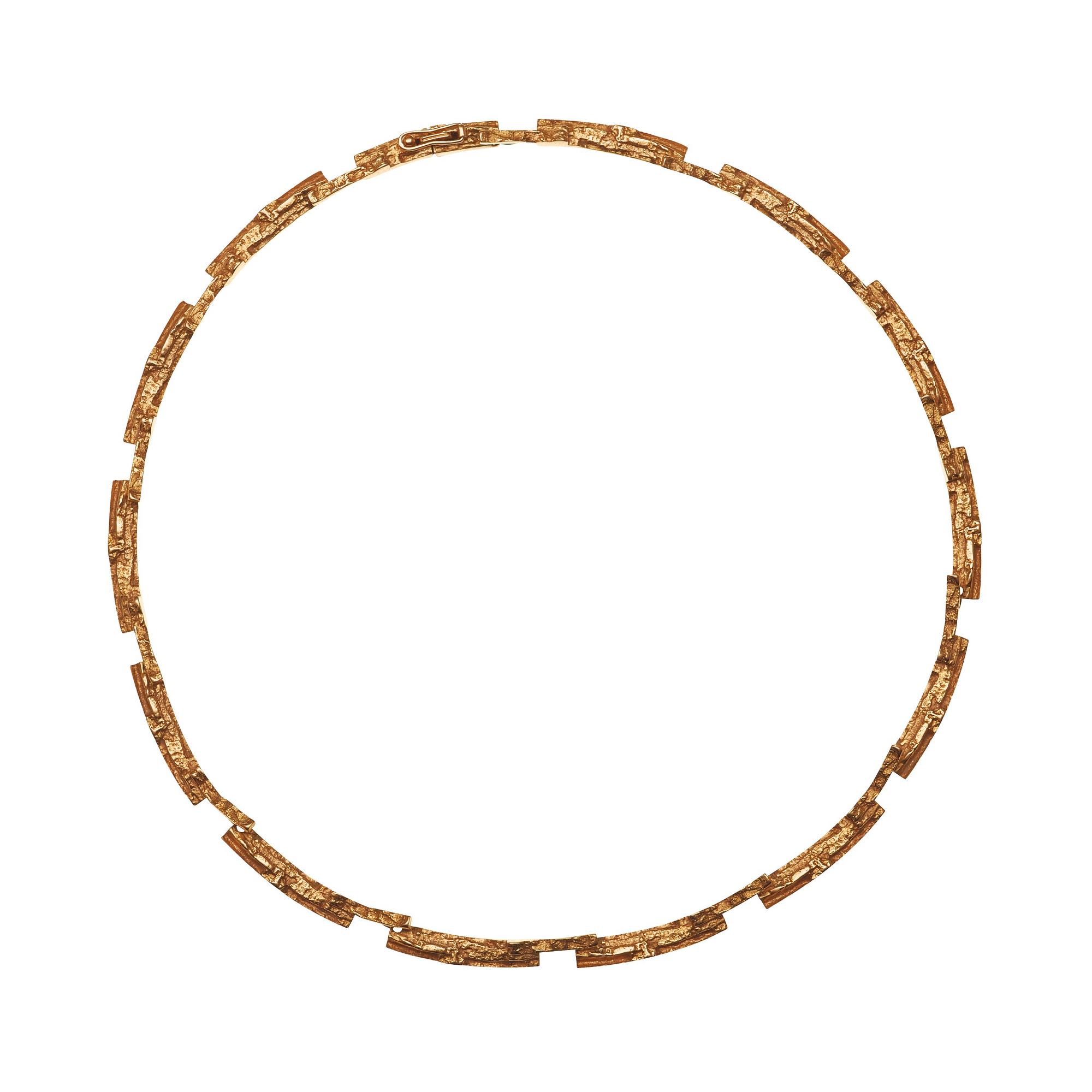 A Björn Weckström 18k gold collier, Lapponia, Finland.