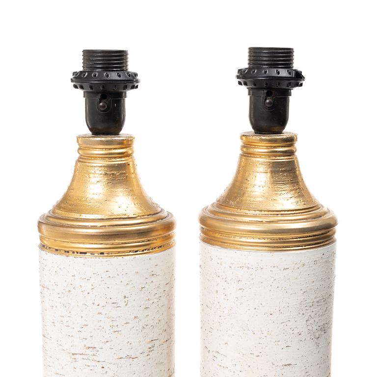 Table lamps, a pair, Bergboms, second half of the 20th century.