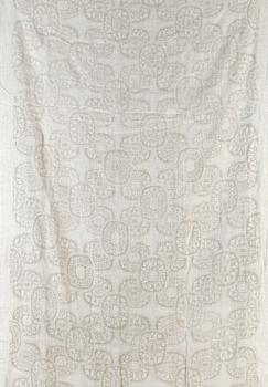 903. Two Carl-Axel Acking linen textiles, "Sigill 3", Nordiska Kompaniet, 1950-60's.