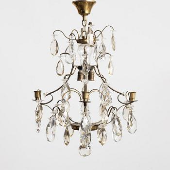 Ljuskrona, barockstil, 1900-talets andra hälft.
