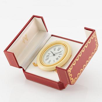 Cartier, table clock, 83 x 65 mm.