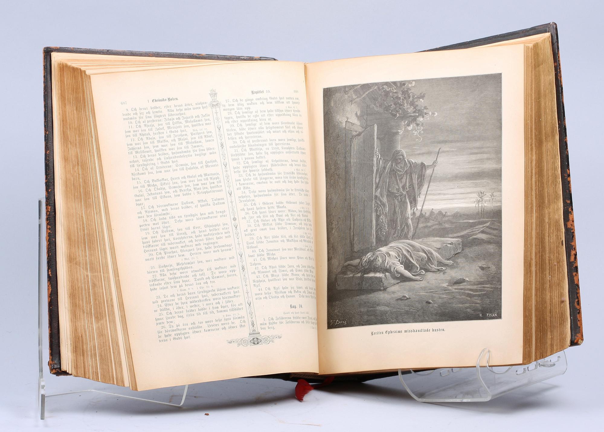 BIBEL, illustrerad av Gustave Doré, 1885.