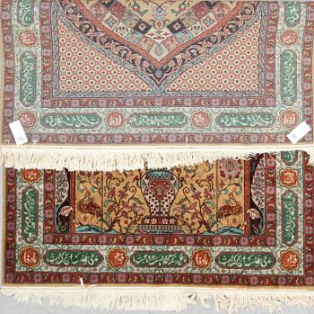 MATTA, old, Täbris, figural, ca 203 X 141 cm.