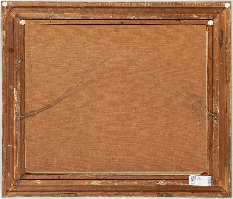 WILHELM WIK, olja på pannå, signerad och daterad 1952-54.