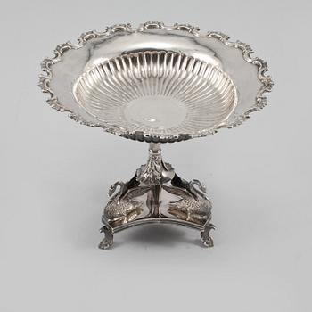 KONFEKTSKÅL, silver, Christian Hammer, Stockholm, 1851, vikt 577 gram.