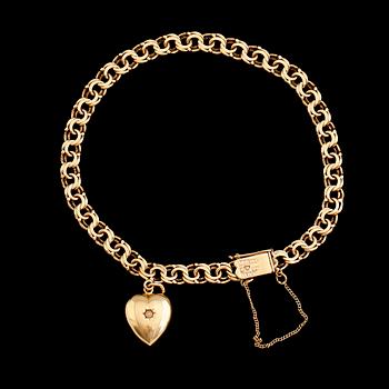 ARMBAND, 18 k guld, Bolidenguld, JP Stockholm 1948. Vikt 12,6 g.