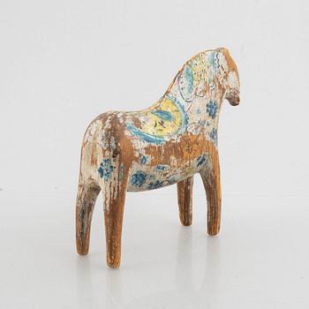 A Dalecarlian wooden horse, Nisser-gården, Vattnäs, early 20th Century.