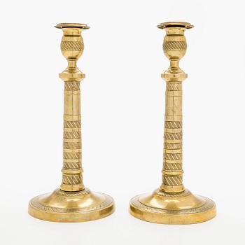 Ljusstakar, ett par 1800-talets senare hälft.