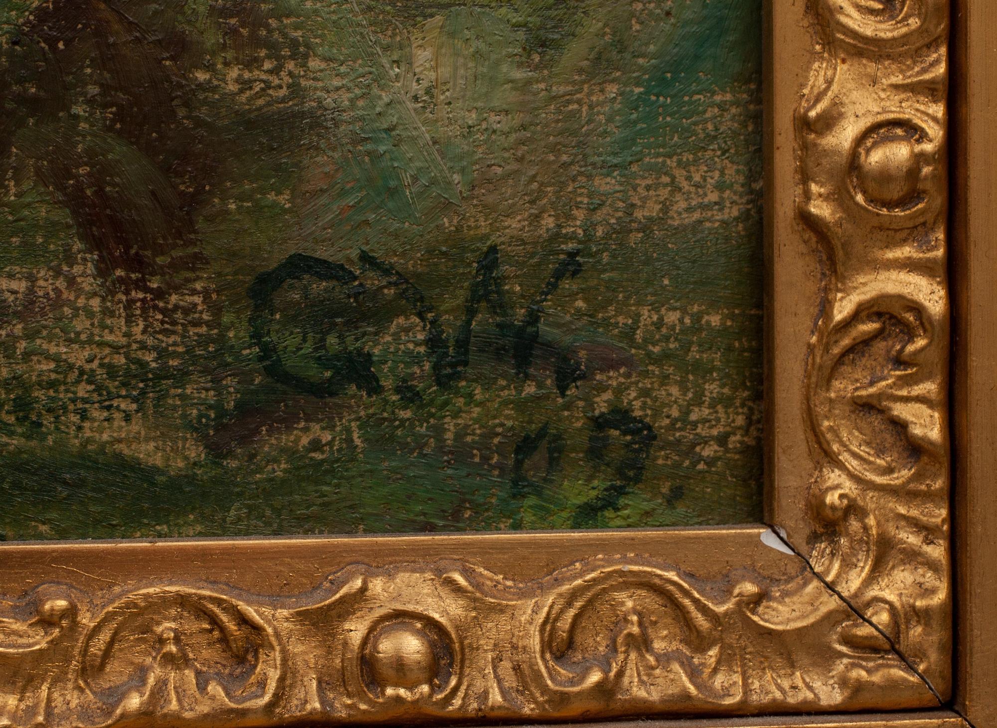 GUSTAF WOLMAR, oljemålning på duk, monogramsignerad och daterad 09.