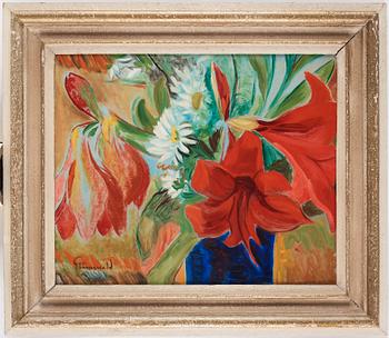 Isaac Grünewald, Flower still life.