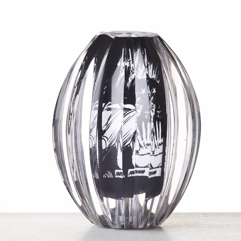 Per B. Sundberg, vas, litograal-teknik, Orrefors 2003.