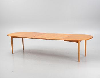 Carl Östergren, dining group, 6 chairs and dining table, made by master carpenter David Sjölinder around 1962.