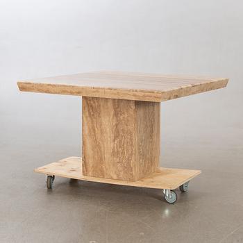 Matbord, Travertin/sten, ca1980-tal.