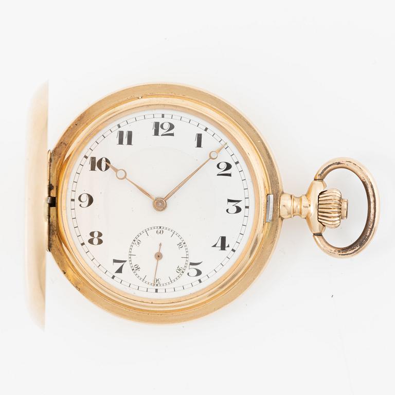 Pocket watch, Savonett, 14K gold, 53 mm.