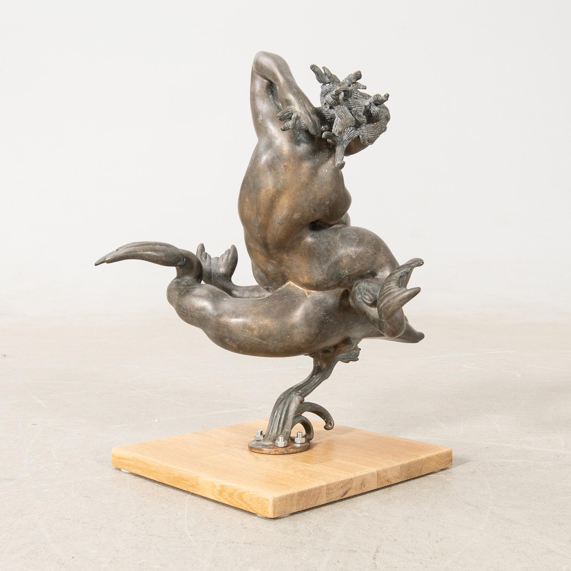 Carl Milles, efter, "Solglitter", "Najad på delfin".