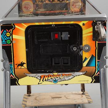 a Indiana Jones pinball-game by Williams USA 1990's.