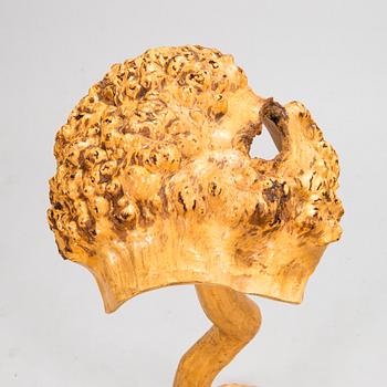 Lattiavalaisin, pahka (visakoivu), 1900-luvun puoliväli.