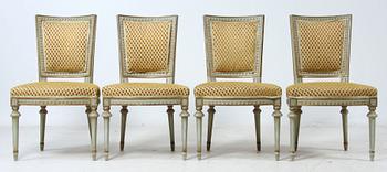 STOLAR, 4 st, gustaviansk stil, 1900-talets början.