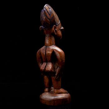 SKULPTUR, Ibeji-tvillingstaty, Nigerien, Yoroba-folk, 1900-tal.