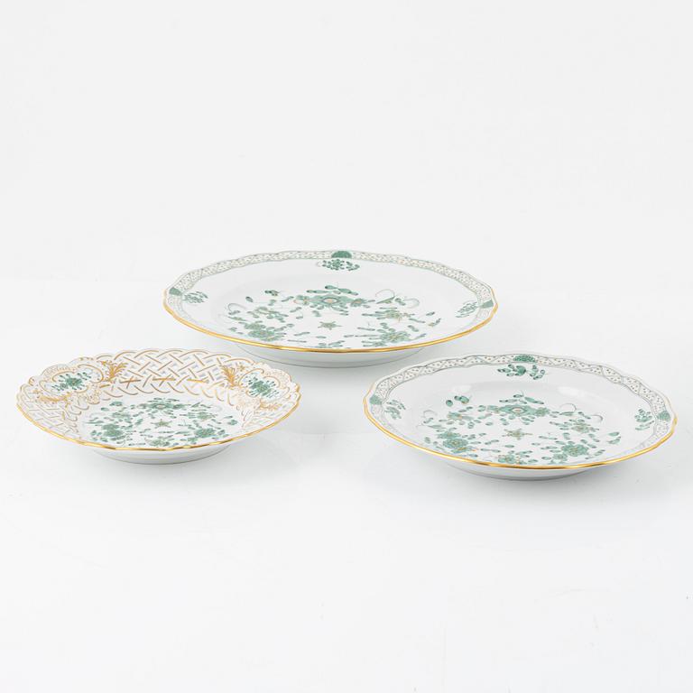 Meissen, mat-och kaffeservis, 59 delar, "Indische Malerei Grün", Tyskland.
