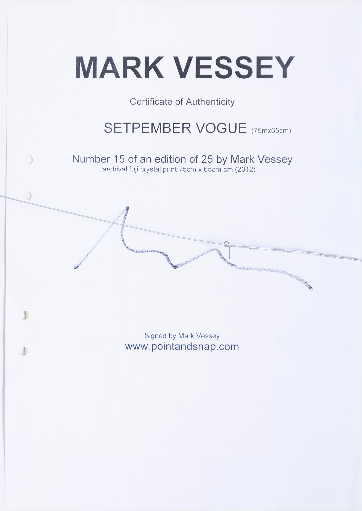 Mark Vessey, "September Vogue".