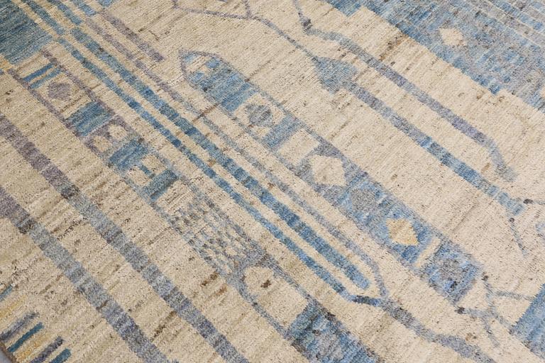 A rug, Morocco design, approx. 295 x 198 cm.