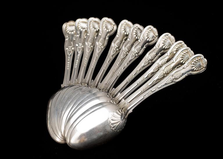 BESTICK, 25 st, silver, George W Adams, London, England, 1932-33. Totalvikt ca 2850 g.