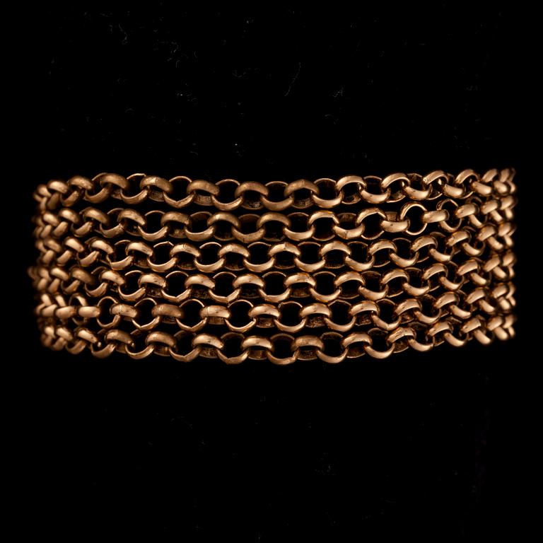 KAULAKORU ja RANNEKETJU, pronssia.  "Hämäläinen juhlakääty", Kalevala Koru.