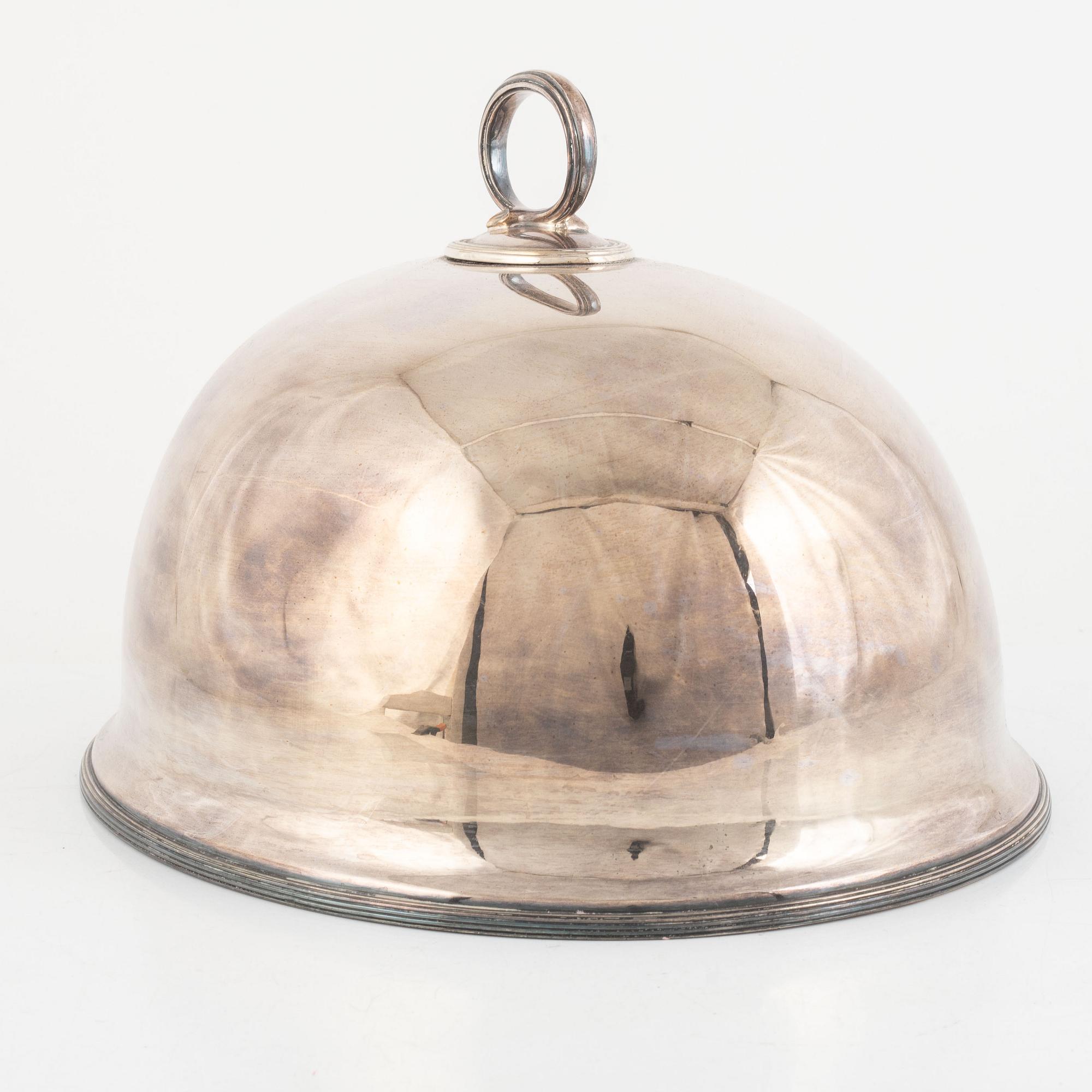 Stekhuvar, 2 st, pläter, England, omkring 1900.