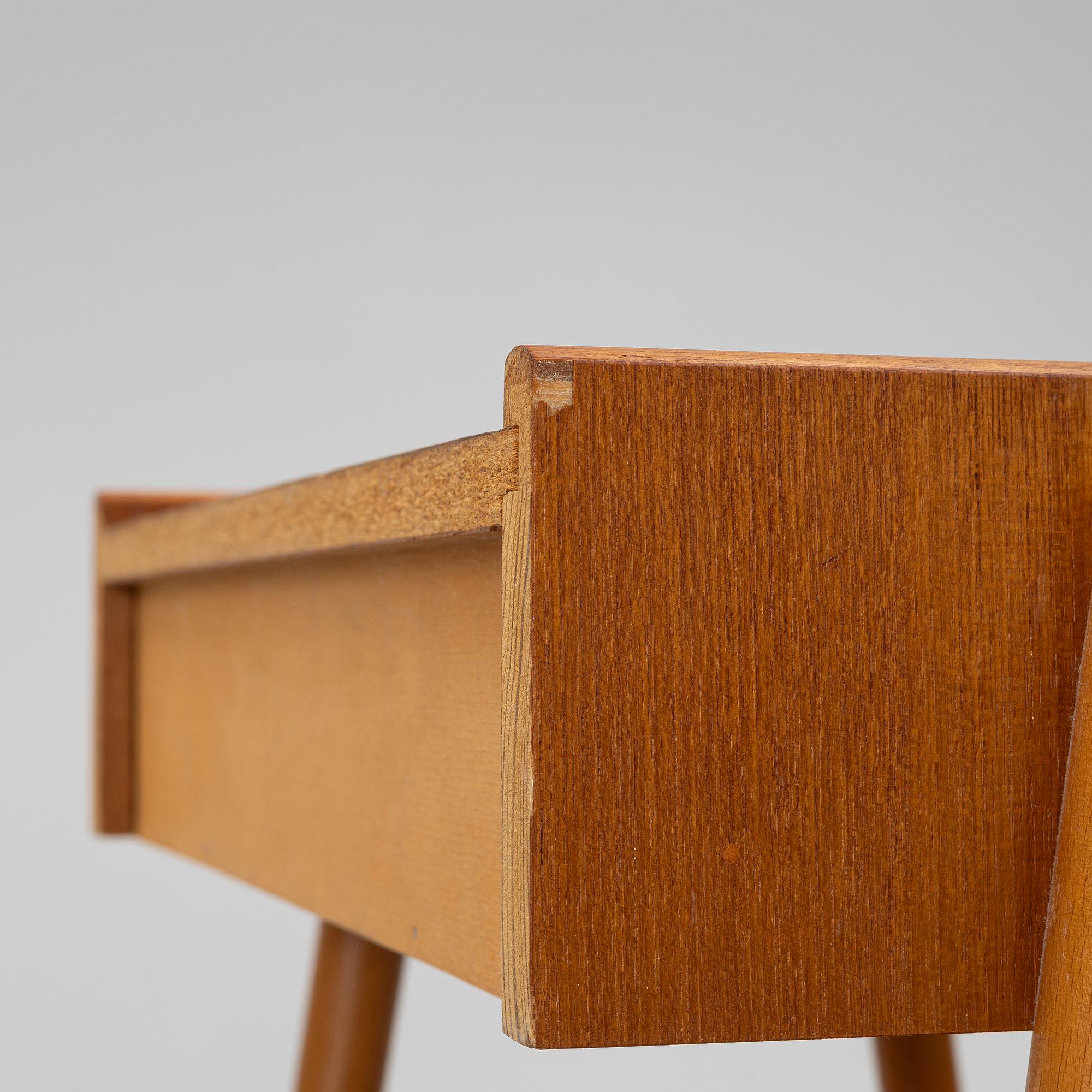 Bedside tables, a pair, 1960s.