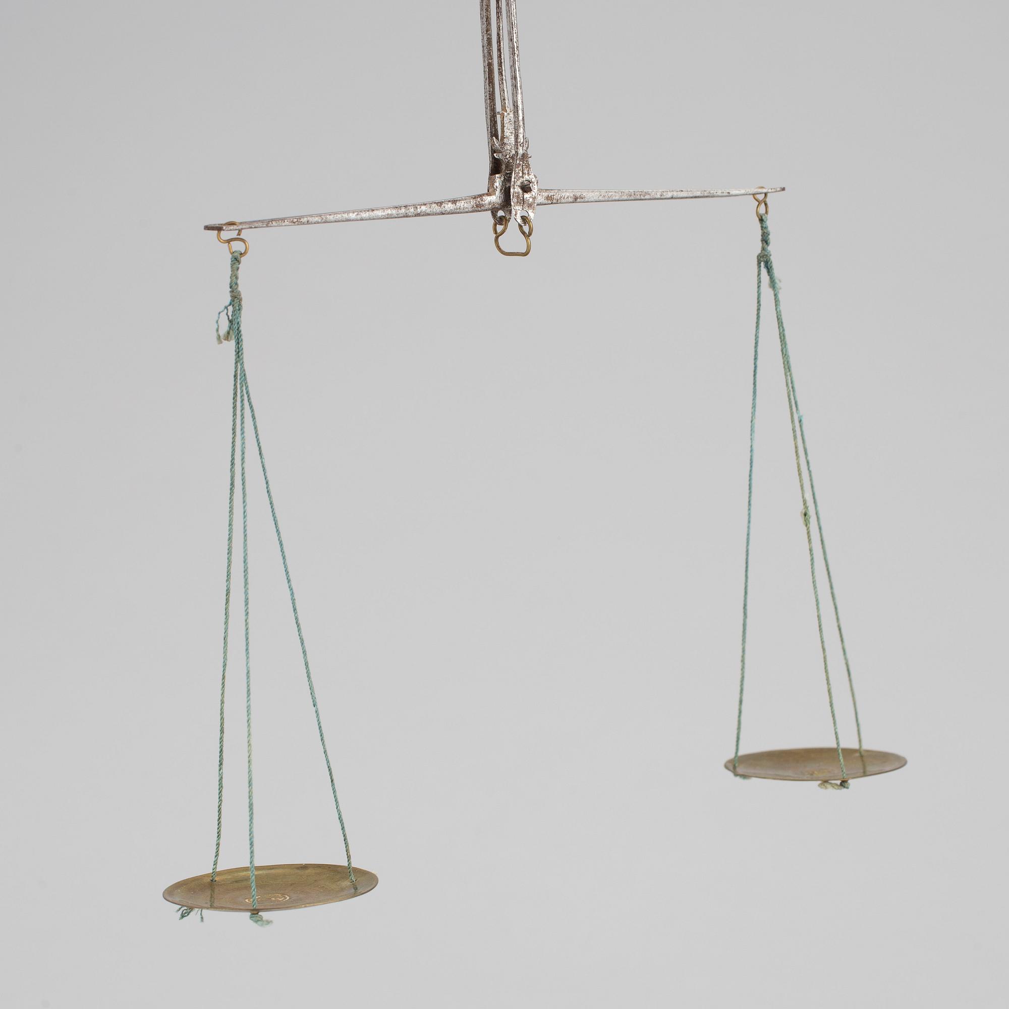 A 18th century scale.