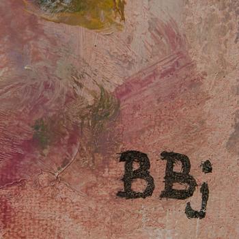 BENTE BJERREGAARD, olja på duk, monogramsignerad.