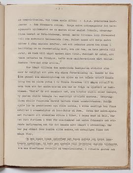 Tyra Kleen, fyra häften med åtta tryckta planscher (varav en dublett), "Temple Dances and Musical Instruments in Bali".