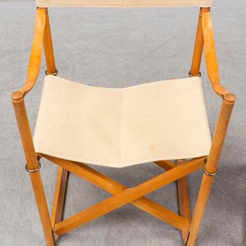 MOGENS KOCH, a pair of folding chairs, 'MK16', Denmark, second half of the 20th century.