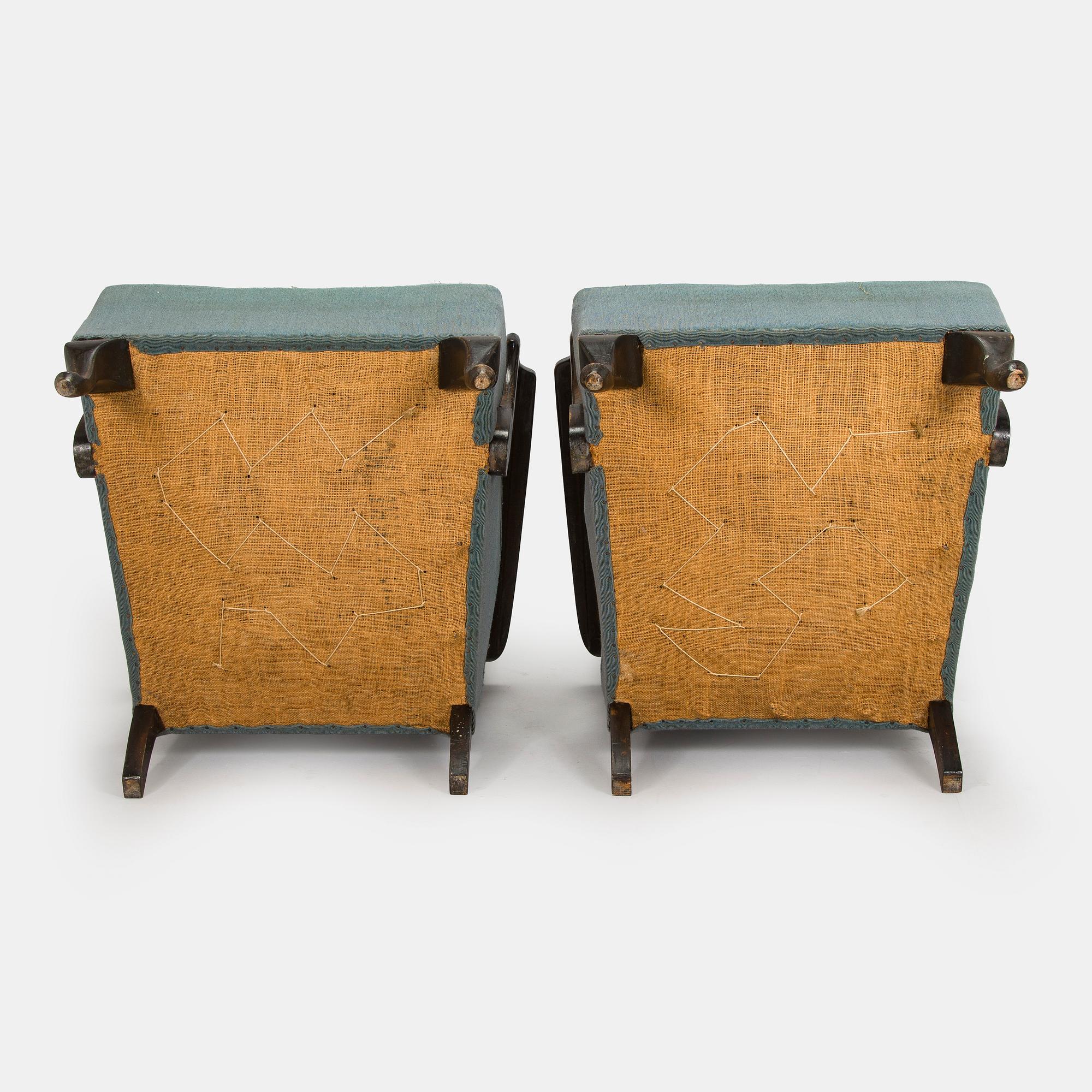 Fåtöljer, ett par, 1930-tal.