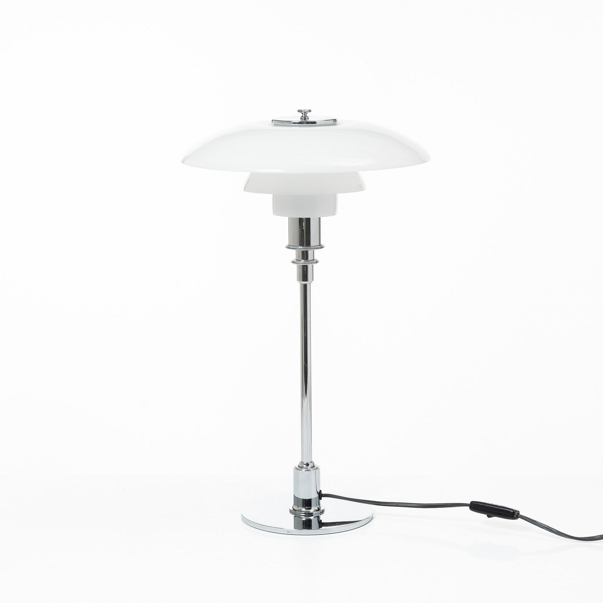 Poul Henningsen, a 'PH 3/2' table lamp, Louis Poulsen, Denmark.