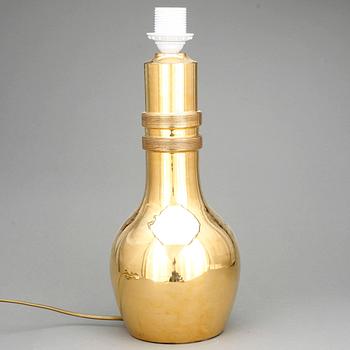 BORDSLAMPA, keramik, Italien 1900-talets andra hälft.