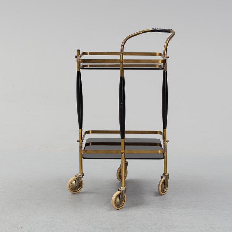 A mid 20th century serving trolley.