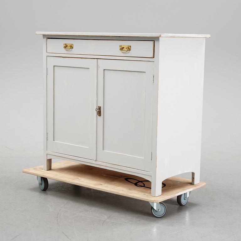 A conrtemporary painted cupboard.