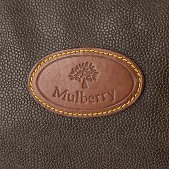 Mulberry, 'Clipper' scotch grain weekend bag.