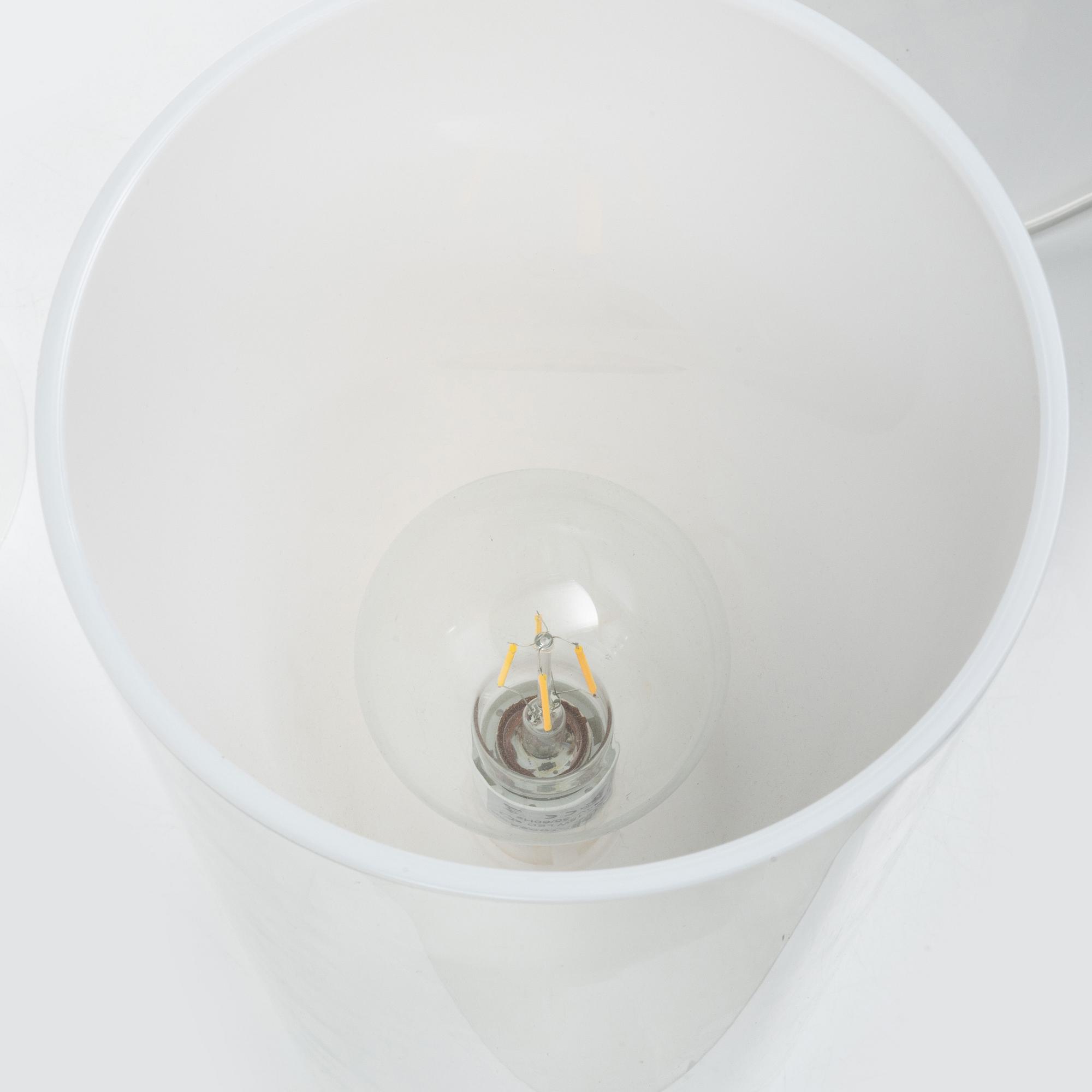 Ferruccio Laviani, a pair of 'Toobe' table lamps, Kartell, Italy.