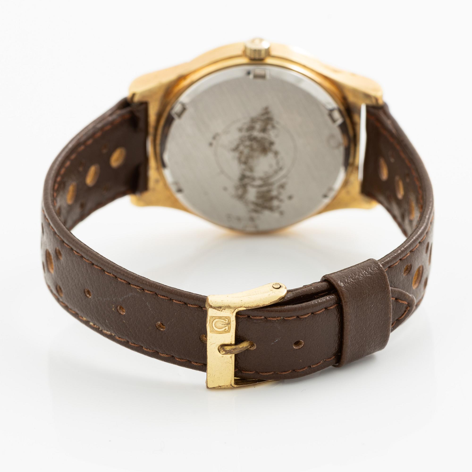 Omega, Genève, wristwatch, 36 mm.