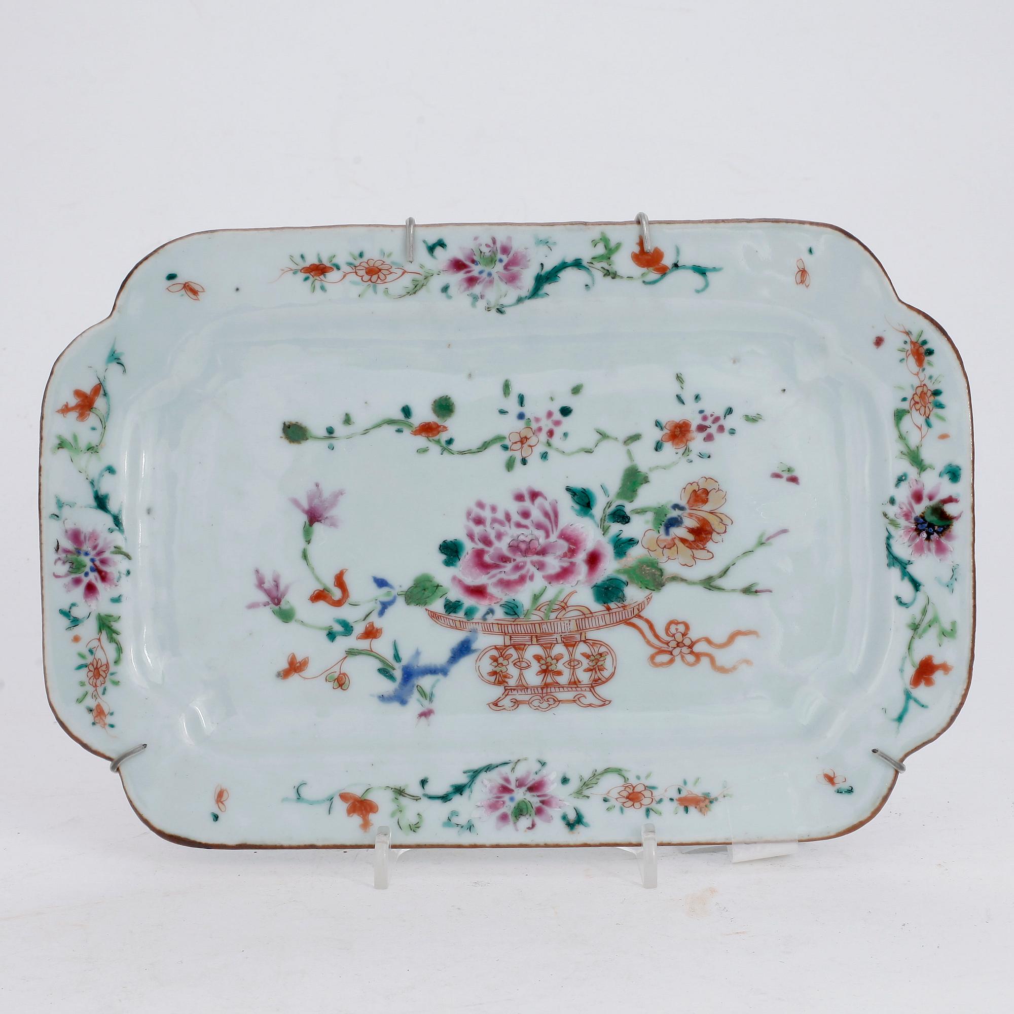 STEFKAT, porslin, Kina, Qing dynastin, Qinalong, (1736-1795).