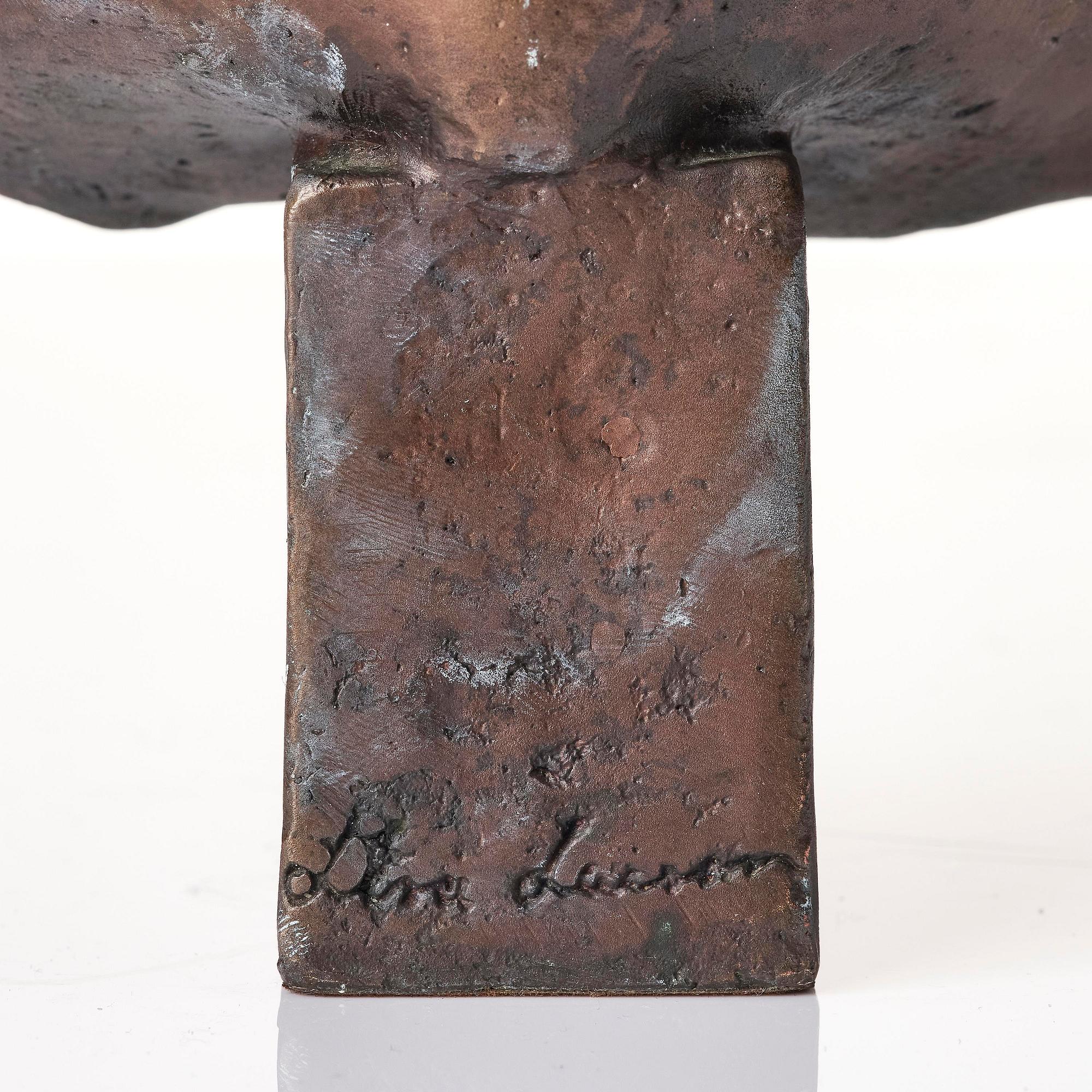 Lisa Larson, skulptur, "Tummelisa", brons, Scandia Present, ca 1978.