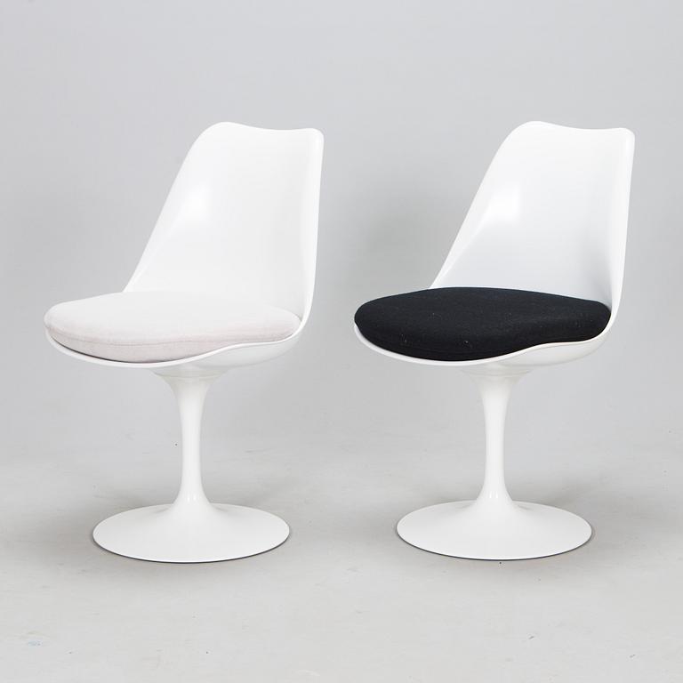 Eero Saarinen, tuoleja, 3+3 kpl, "Tulip", Knoll 2019.