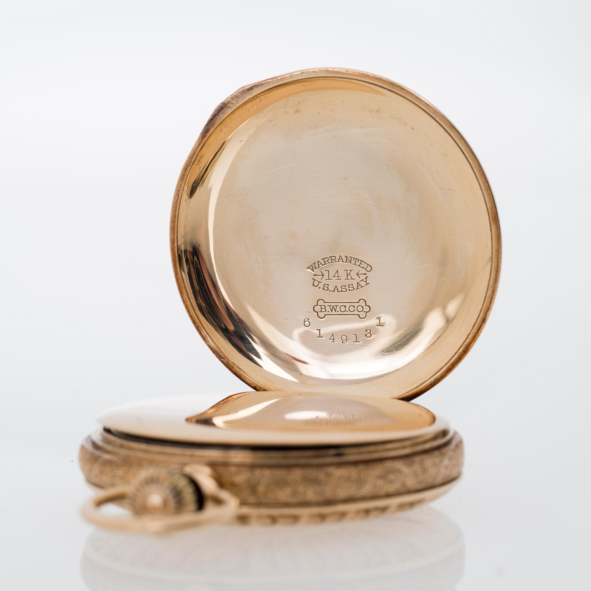 WALTHAM, pocket watch, 48 mm.