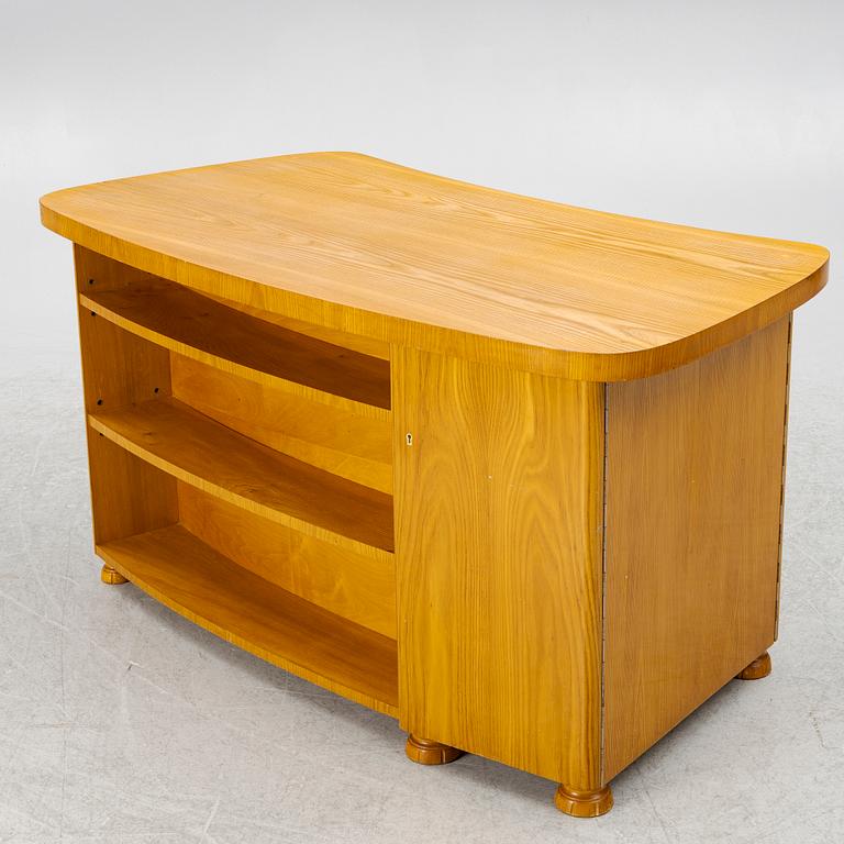 Skrivbord med bokhylla, Swedish Modern, 1940-tal.