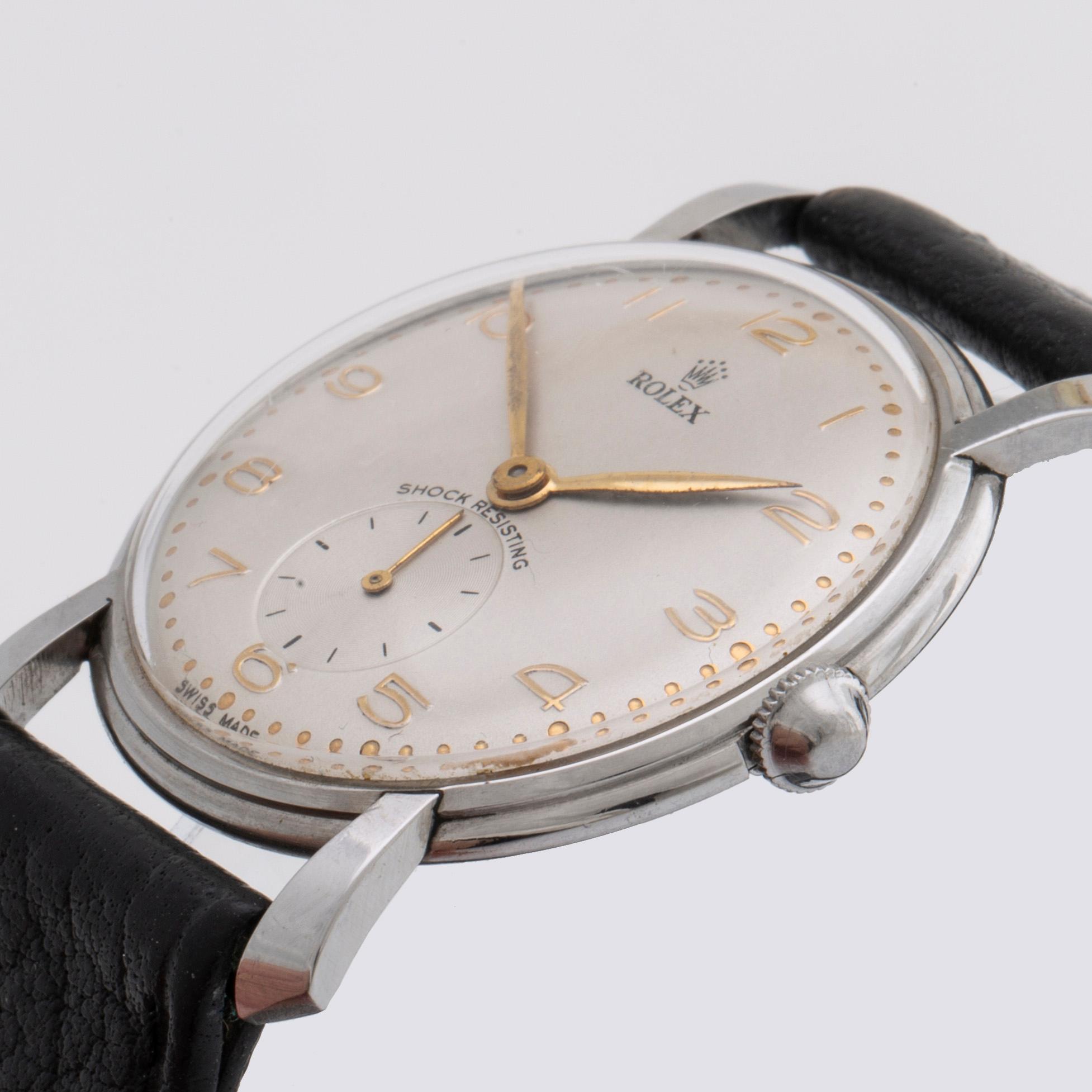 ROLEX, Shock Resistant, armbandsur, 33 mm.