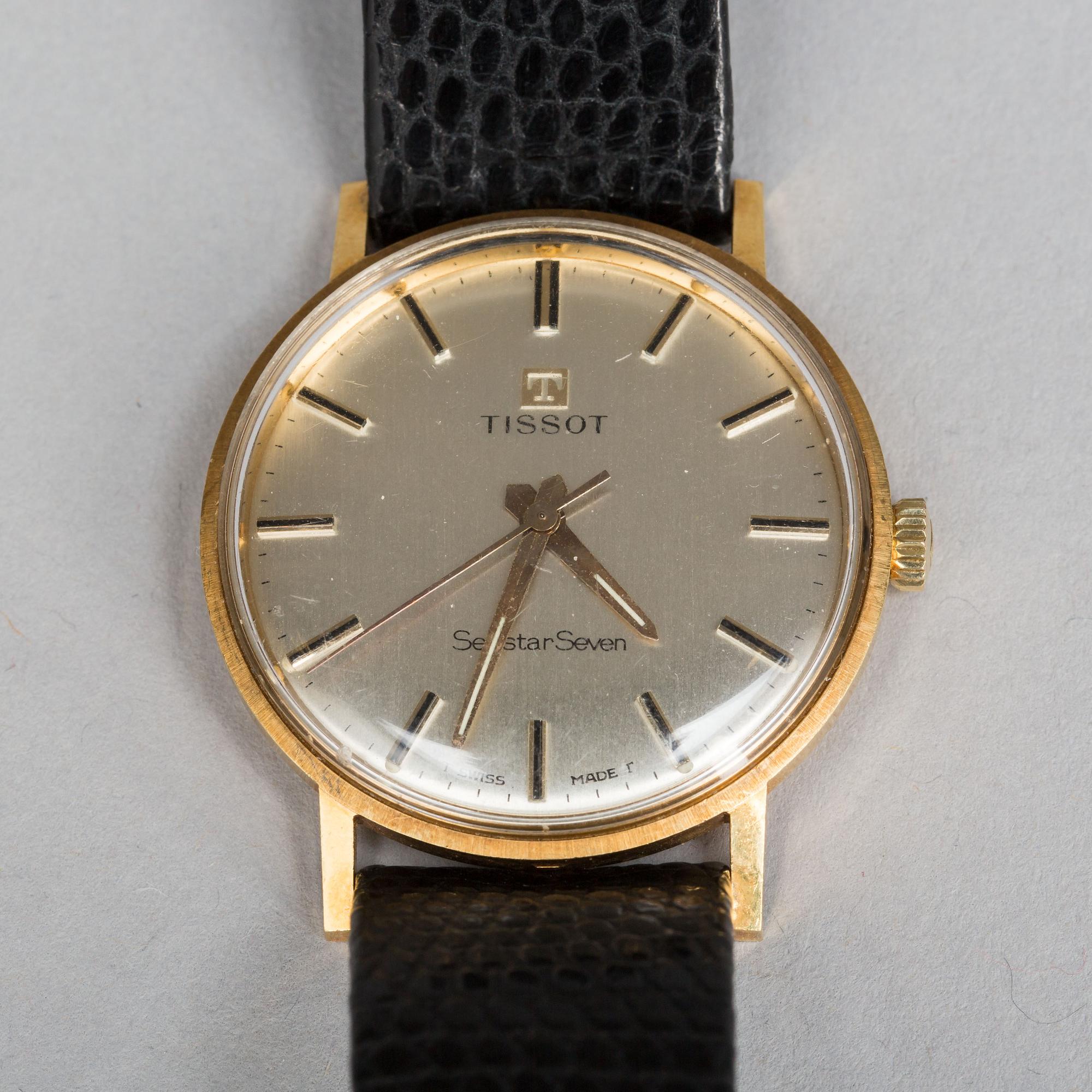 ARMBANDSUR, 18K guld, Tissot.